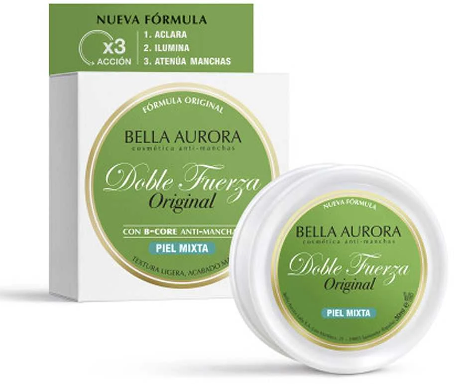 "Bella Aurora Double Force" kremas nuo dėmių matinis mišrios odos 30ml