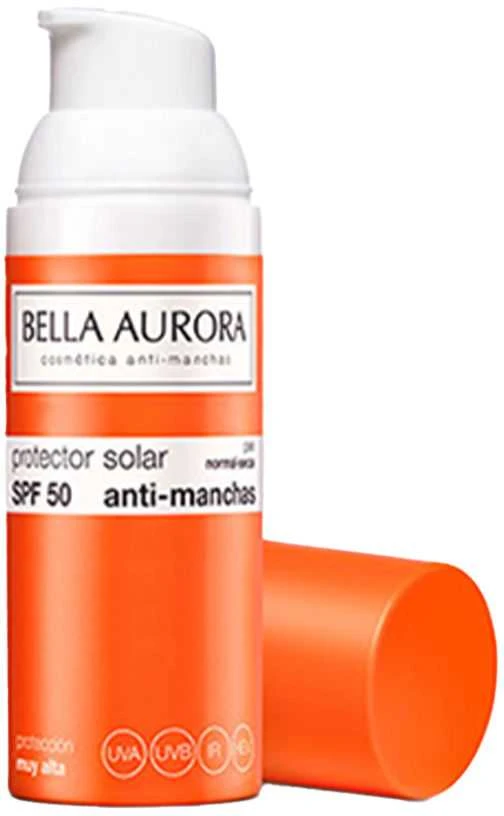 Saulės kremas nuo rudų dėmių Spf +50 Bella Aurora 3076 50+ (50 ml)