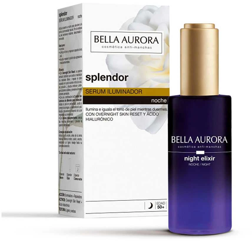 Veido serumas Bella Aurora Kosmetinis pieštukas Naktis (30 ml)