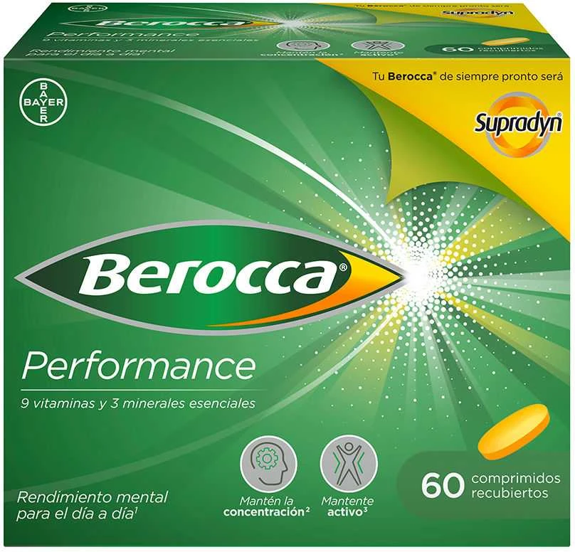 Maisto papildas Berocca Performance, 60 Tablečių