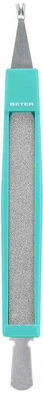 "Beter" odelių kirpimo mašinėlė su odelių stūmikliu ir failas