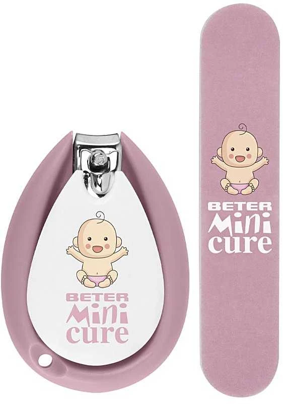 "Beter Baby Minicure Duo Kit" rožinės spalvos rinkinys