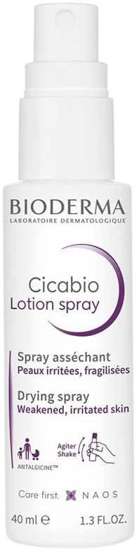 Bioderma Cicabio Desiccant Lotion Purškiklis purškiamas džiovinančio poveikio losjonas 40ml