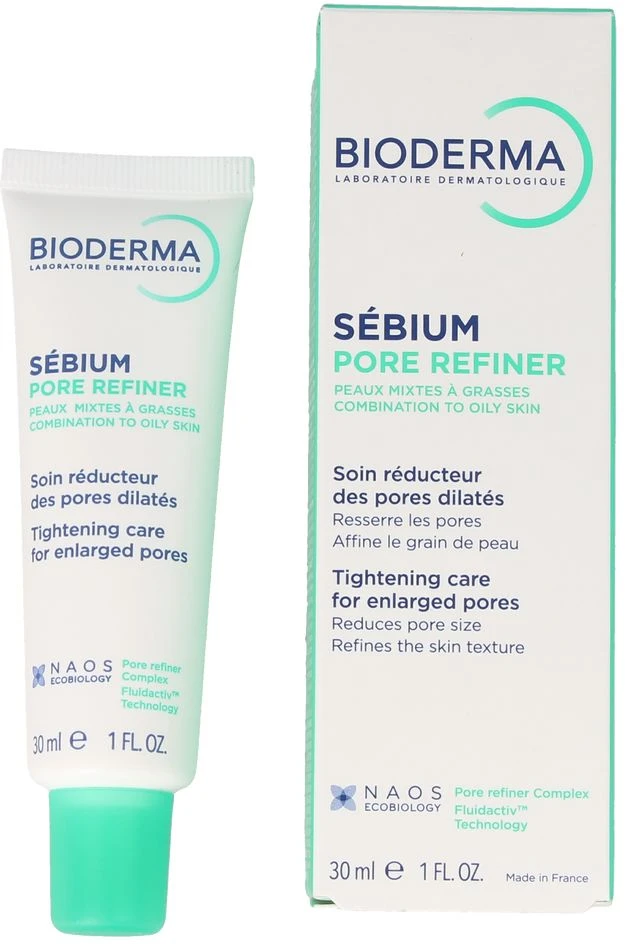 „Bioderma Sebium Pore Refiner“ stangrinamoji priemonė išsiplėtusioms poroms, skirta mišriai / riebiai odai, 30 ml