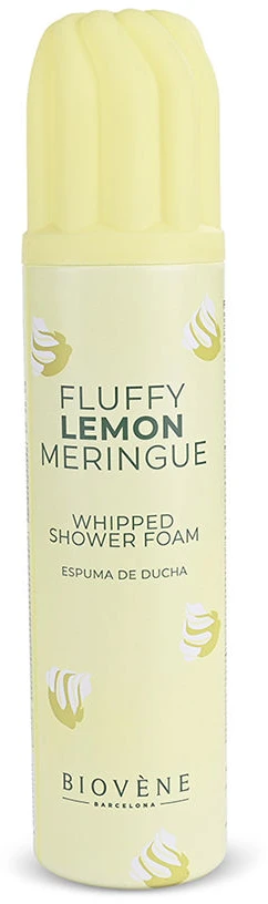 Biovene „Fluffy Lemon Meringue“ drėkinamosios dušo putos, 250 ml