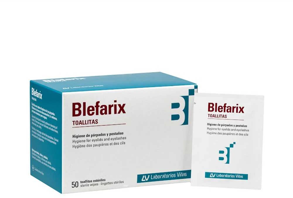Laboratorio Vinas Blefarix servetėlės 50 vienetų vynmedžių