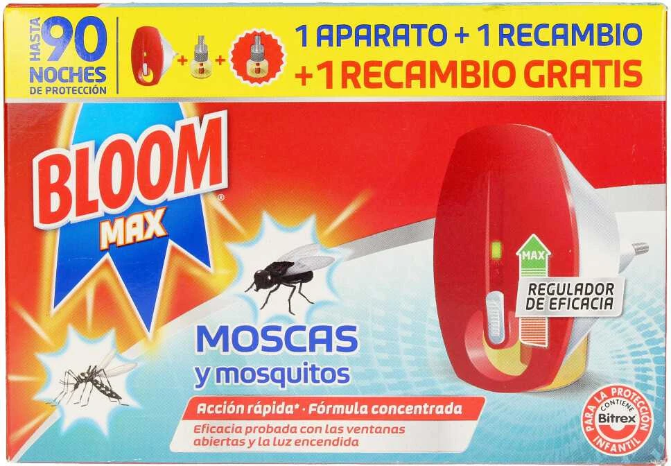 "Bloom Max" STOP musės ir uodai elektrinio prietaiso + 2 papildymai