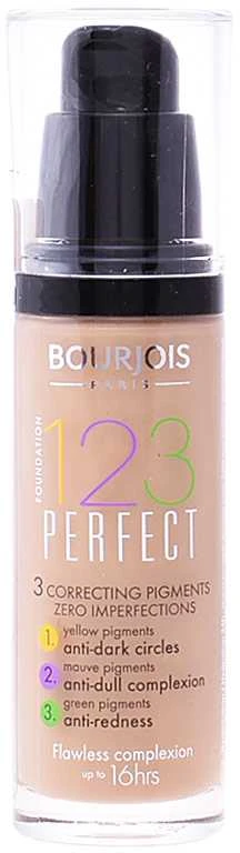 Kreminė pudra Bourjois 1 2 3 Perfect Foundation 055 rusvai gelsvas Foncé 30ml