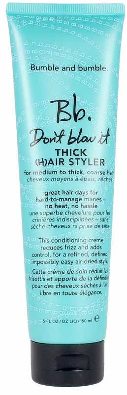 Bumble and Bumble Don't Blow It Thick Hair Styler maitinamasis plaukų kremas 150ml