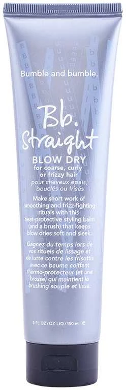 Bumble and Bumble Bb. Straight Blow Dry Heat-Protective Smoothing Creme nuo karščio apsaugantis tiesinantis kremas plaukams, 150 ml