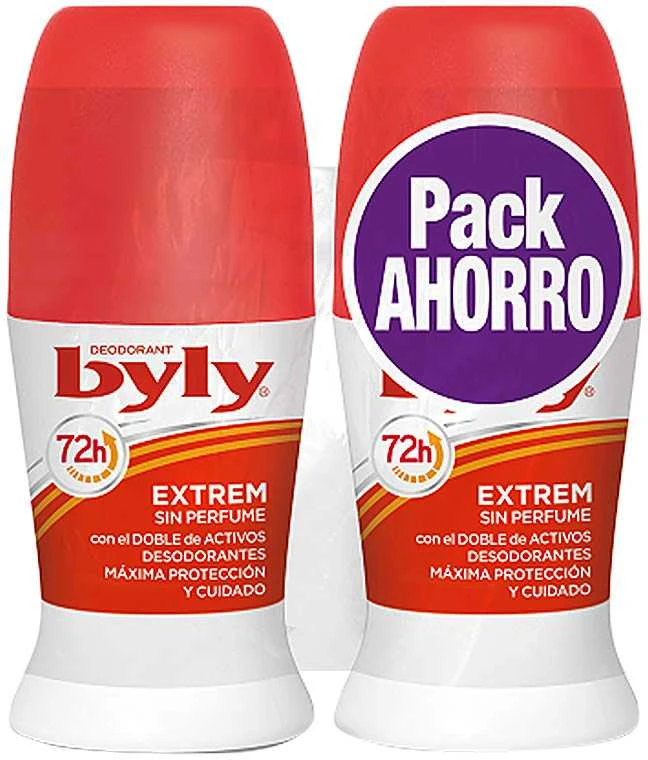Byly Extrem Roll On dezodorantas 2x50ml
