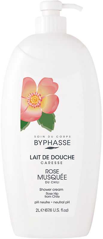 BYPHASSE ROSE MUSQUEE dušo kremas, 2 L