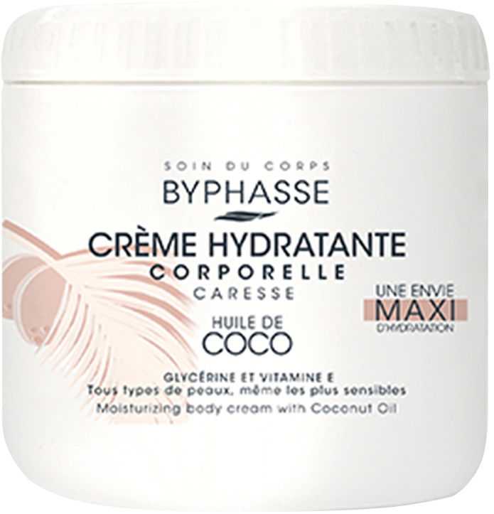 Byphasse Coconut Oil drėkinamasis kūno kremas 500ml