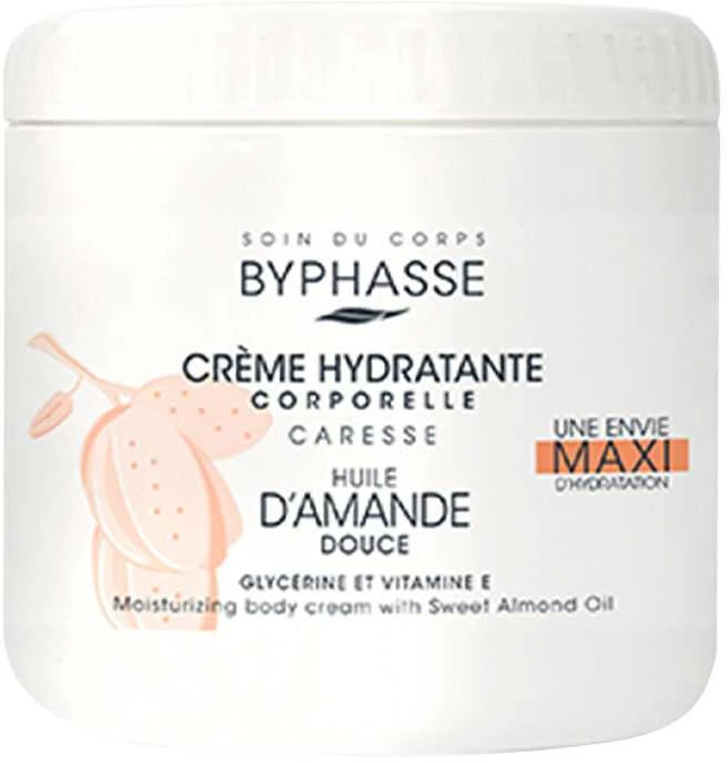 "Byphasse" saldžiųjų migdolų drėkinamasis kūno kremas 500ml