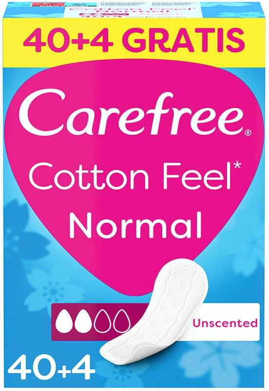 "Carefree" įklotai su medvilnės ekstraktu 44 vienetai