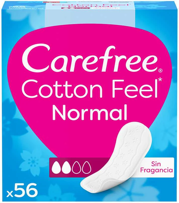 "Carefree" įklotai su apsauga nuo kvapų 56 vnt