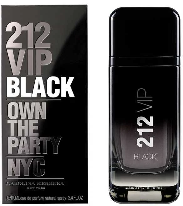 Kvepalai vyrams Carolina Herrera 212 VIP Black EDP, 100 ml