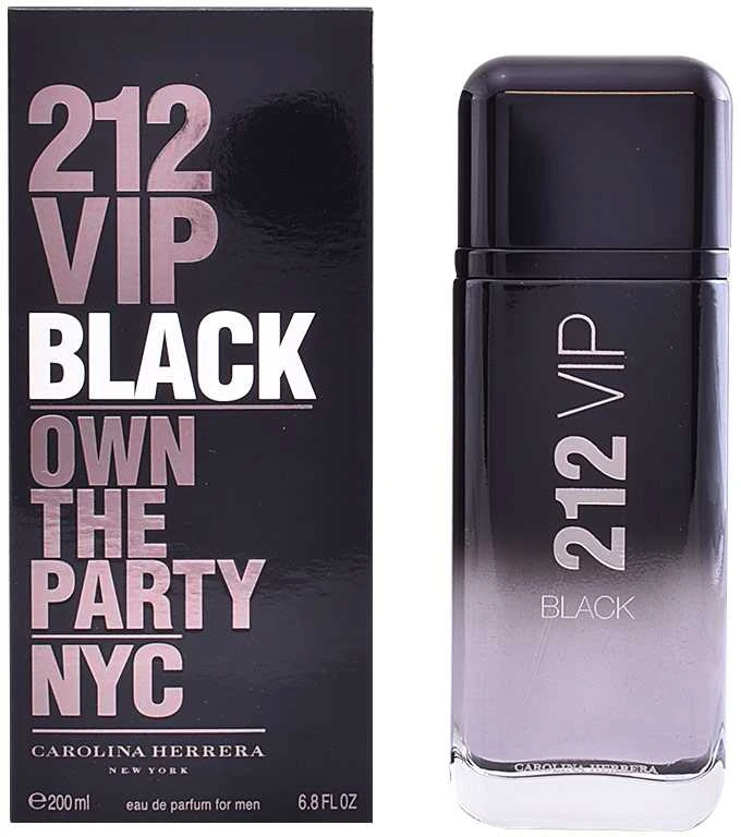 Kvepalai vyrams Carolina Herrera 212 VIP Black EDP, 200 ml