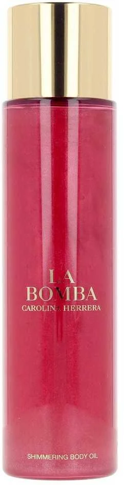 Žvilgesio suteikiantis kūno aliejus Carolina Herrera La Bomba Shimmering Body Oil, 150 ml