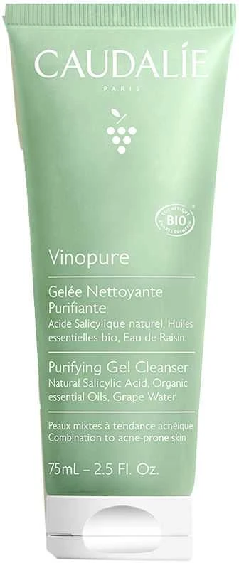Caudalie Vinopure valomoji valomoji želė, 75 ml