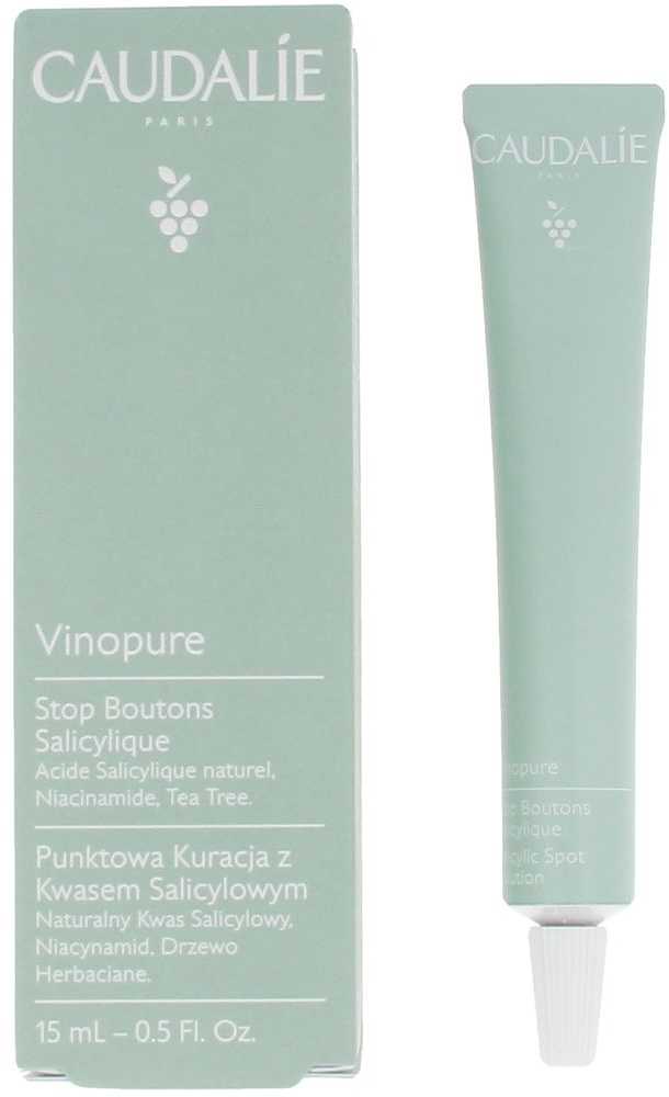 "Caudalie Vinopure" salicilo rūgšties kremas nuo spuogų 15ml