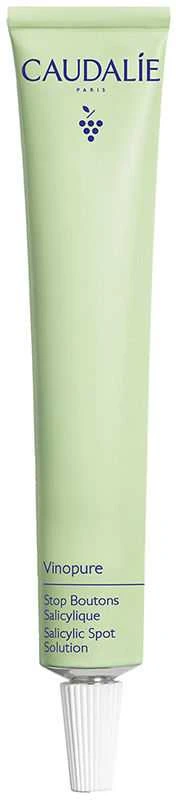 Caudalie Vinopure Salicylic Spot Solution priemonė veidui nuo spuogų, 15 ml