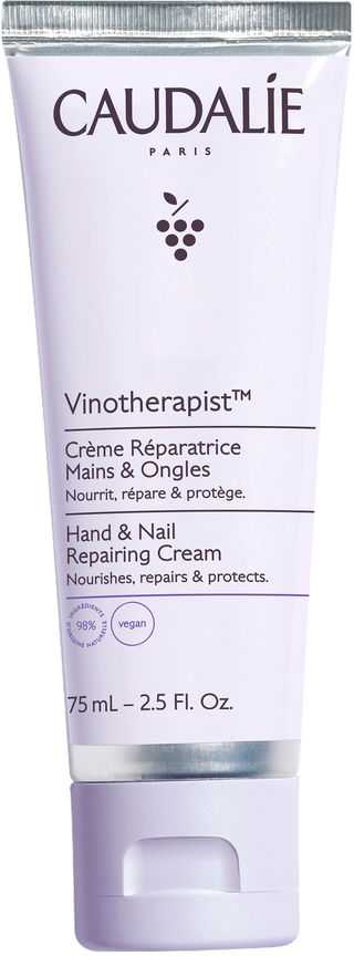 Caudalie Vinotherapist Hand & Nail Repairing Kreminis atkuriantis kremas rankoms ir nagams, 75 ml