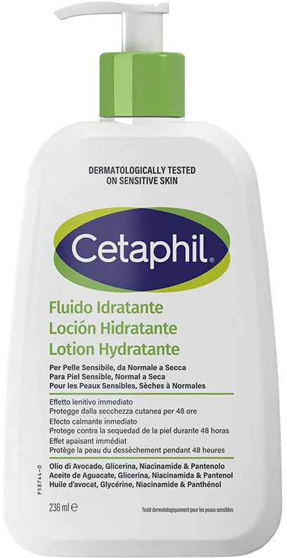 Cetaphil Hydrating Lotion Dry to Normal Sensitive Skin drėkinamasis losjonas, 237 ml