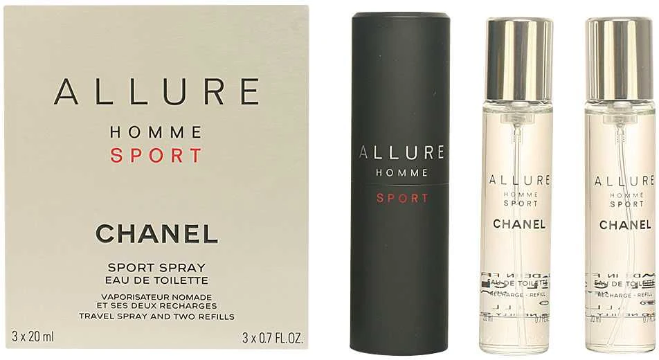 Chanel Allure Homme Sport rinkinys vyrams, 60 ml