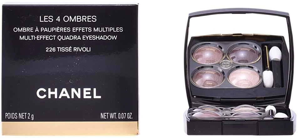 Chanel Les 4 Ombres Multi Effect Quadra Eyeshadow keturių spalvų akių šešėlių paletė, atspalvis: 226 - Tisse Rivoli, 2 g