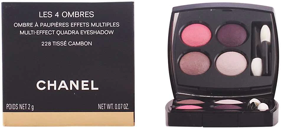 Chanel Les 4 Ombres Multi Effect Quadra Eyeshadow keturių spalvų akių šešėlių paletė, atspalvis: 228 - Tissé Cambon, 2 g