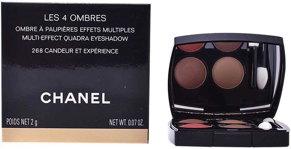 Chanel Les 4 Ombres Multi Effect Quadra Eyeshadow keturių spalvų akių šešėlių paletė, atspalvis: 268 - Candeur Et Experience, 2 g