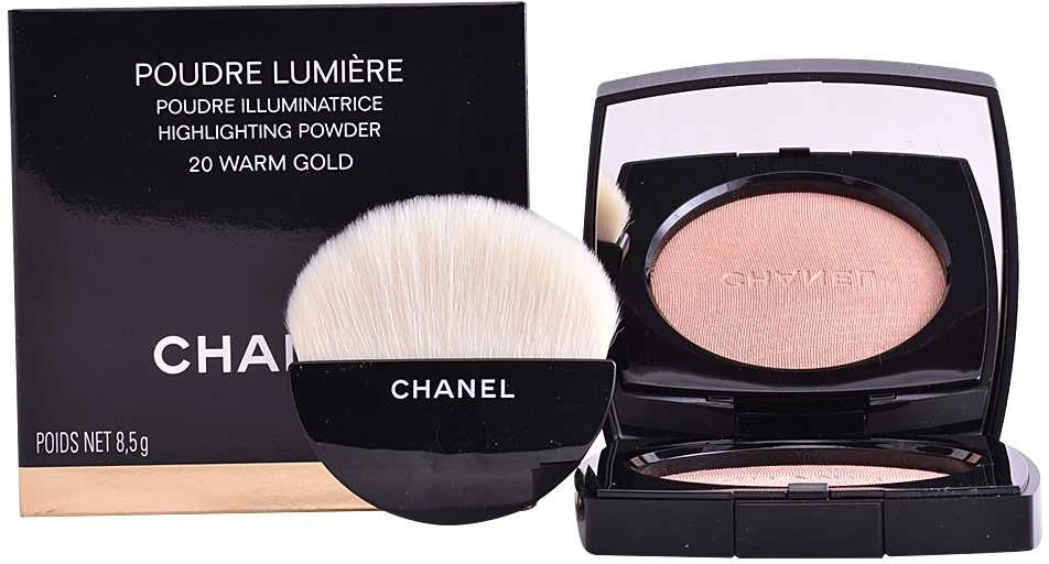 „Chanel Poudre Lumiere“ šviesinamoji pudra #020 Šiltas auksas, 8,5 g