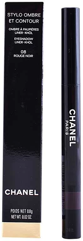 Chanel Stylo Ombre Et Contour Eyeshadow Liner Khol 08 Raudona Juodas