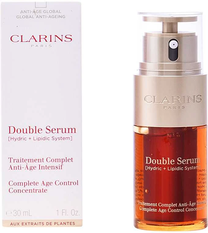 „Clarins“ dvigubas veido senėjimą stabdantis serumas, 30 ml