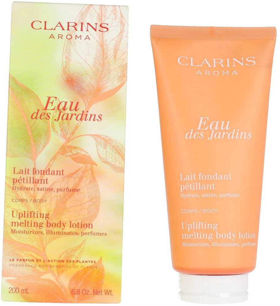 Clarins Eau Des Jardins Uplifting Melting Losjonas kūnui, 200 ml