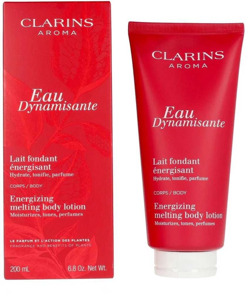 Clarins Eau Dynamisante Energizing Melting Losjonas kūnui kūno losjonas, 200 ml