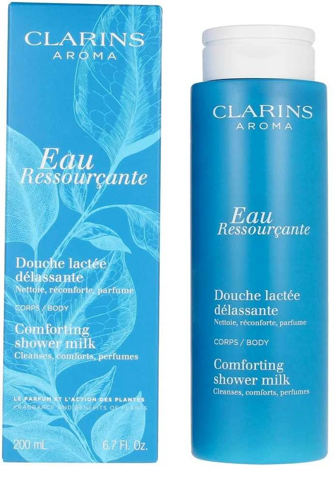 Clarins Eau Ressourcante Comforting Shower Milk kreminis kūno prausiklis, 200 ml