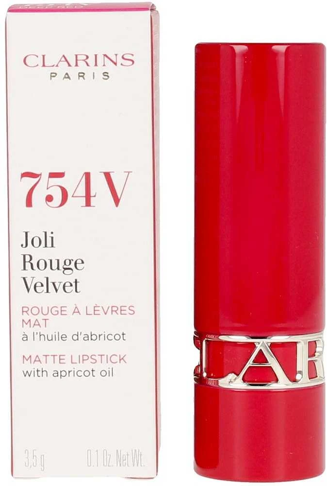 Clarins Joli Rouge Velvet Kreminis Lipstick 754V 3.5 g