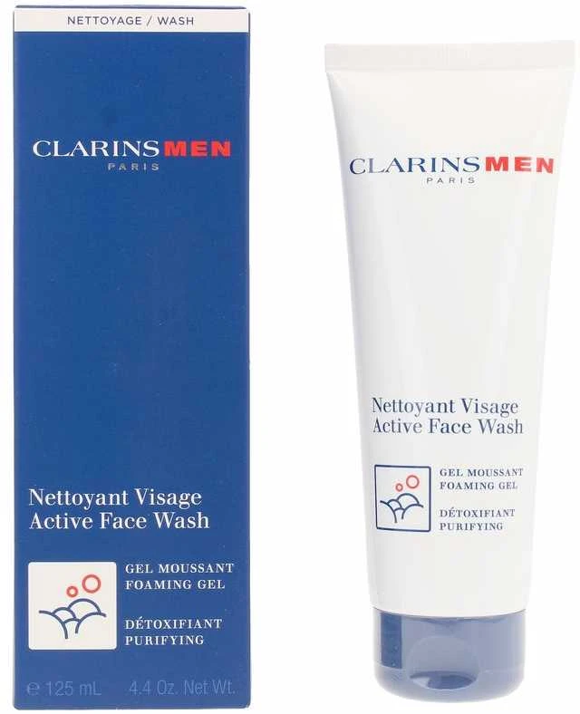"Clarins" valomasis putojantis gelis vyrams vyrams ("Active Face Wash") 125 ml