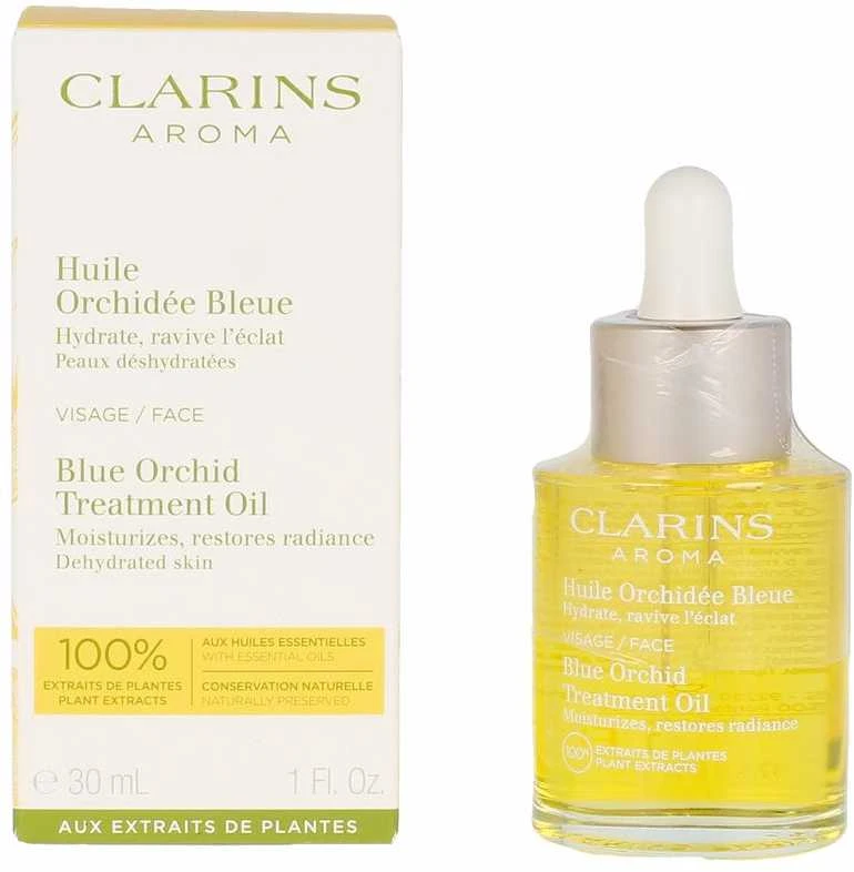 Clarins Blue Orchid Face Treatment Oil aliejus sausai veido odai, 30 ml