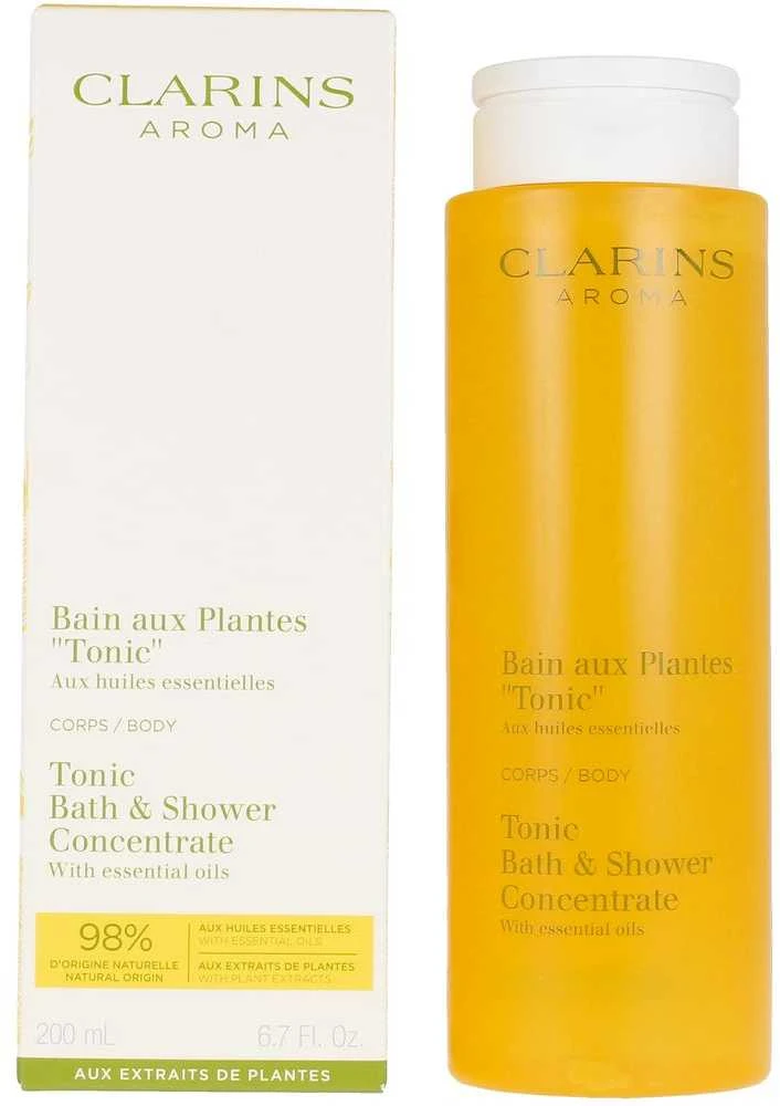 Clarins Tonikas Bath & Shower Concentrate koncentruotas dušo gelis, 200 ml