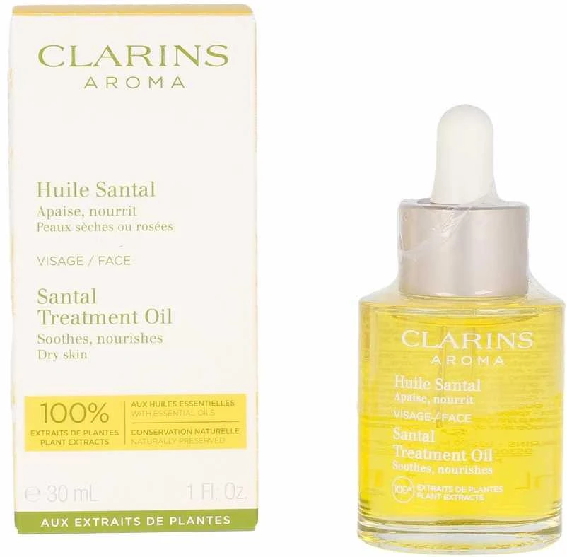 Clarins Priežiūros aliejus sausai ir labai sausai odai Santal (. aliejus) 30 ml