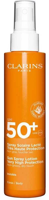 Clarins Milky Sun Purškiklis SPF50+, 150 ml