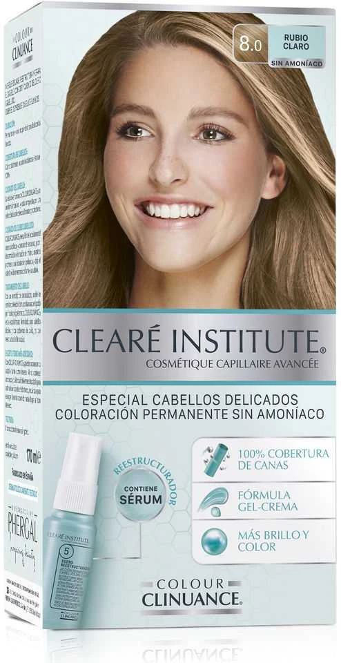 Cleare Institute 8.0 šviesios blondinės dažų pakuotė