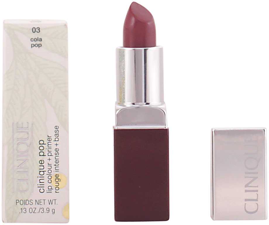 Clinique Pop™ Lip Colour + Primer lūpų dažai + lūpų makiažo bazė, atspalvis: 03 Cola Pop, 3.9 g