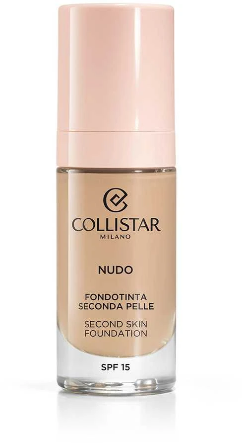 Collistar Nudo Fondo De Maquillaje Segunda Piel Spf15 2r-rusvai gelsvas Rosato, 30 ml