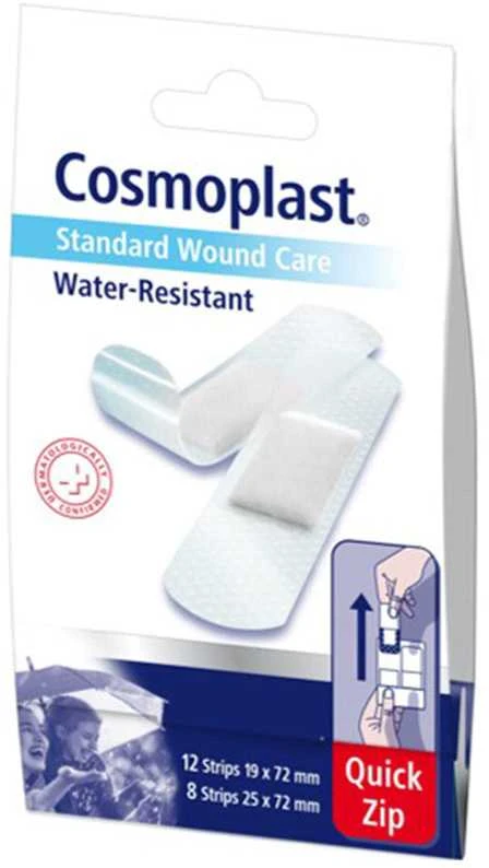 "Cosmoplast Stripes Quick Zip" atsparus vandeniui 20 vienetų