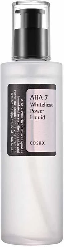 COSRX AHA 7 Whitehead Power Liquid Skystas veido odos šveitiklis su AHA rūgštimis, 100 ml