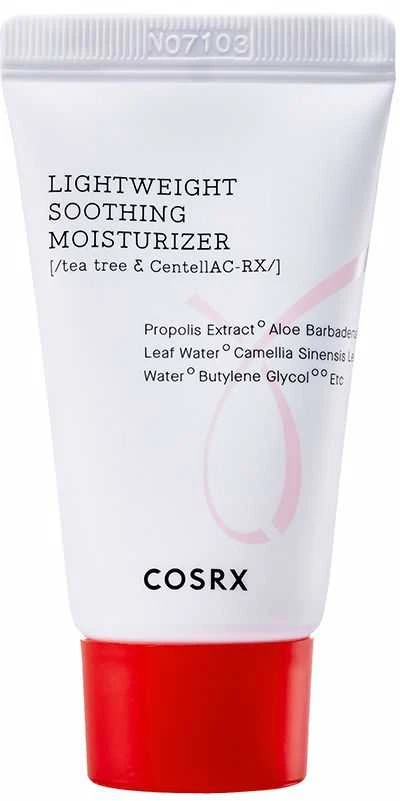 COSRX AC Collection Lightweight Soothing Moisturizer drėkinamasis veido kremas probleminei odai, 80 ml